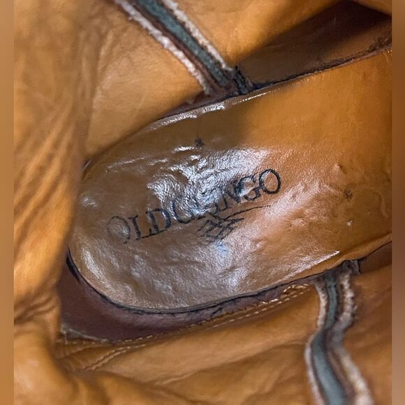 Old Gringo Women’s All leather Western Cowgirl Boots brown with turquoise   10 - Picture 9 of 10